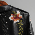 Elegant Floral Print Womens Jacket