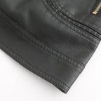 Chic High Collar Zip Jacket