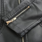 Chic High Collar Zip Jacket
