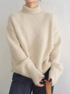 Soft Wool Roll Neck Jumper