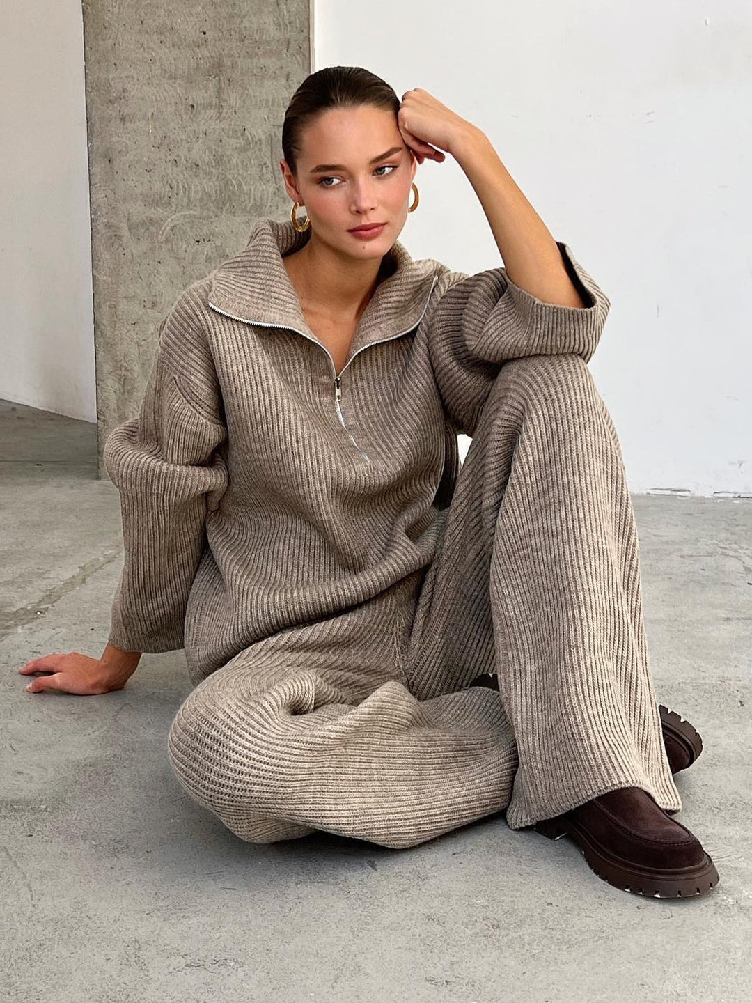 Coordinated Women’s Knit Set