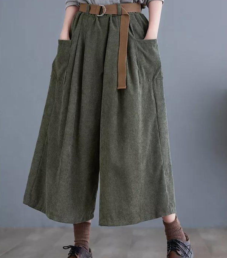Dark Academia Corduroy Pants