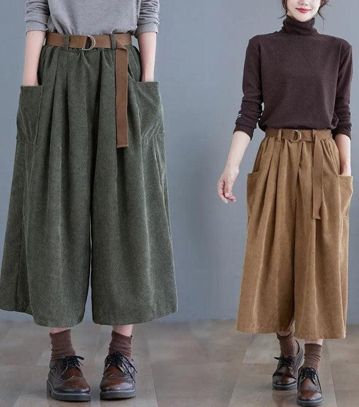 Dark Academia Corduroy Pants