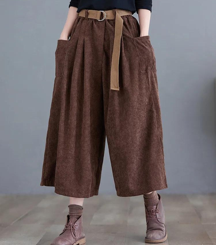 Dark Academia Corduroy Pants
