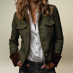 Tailored Cotton Utility Field Jacket