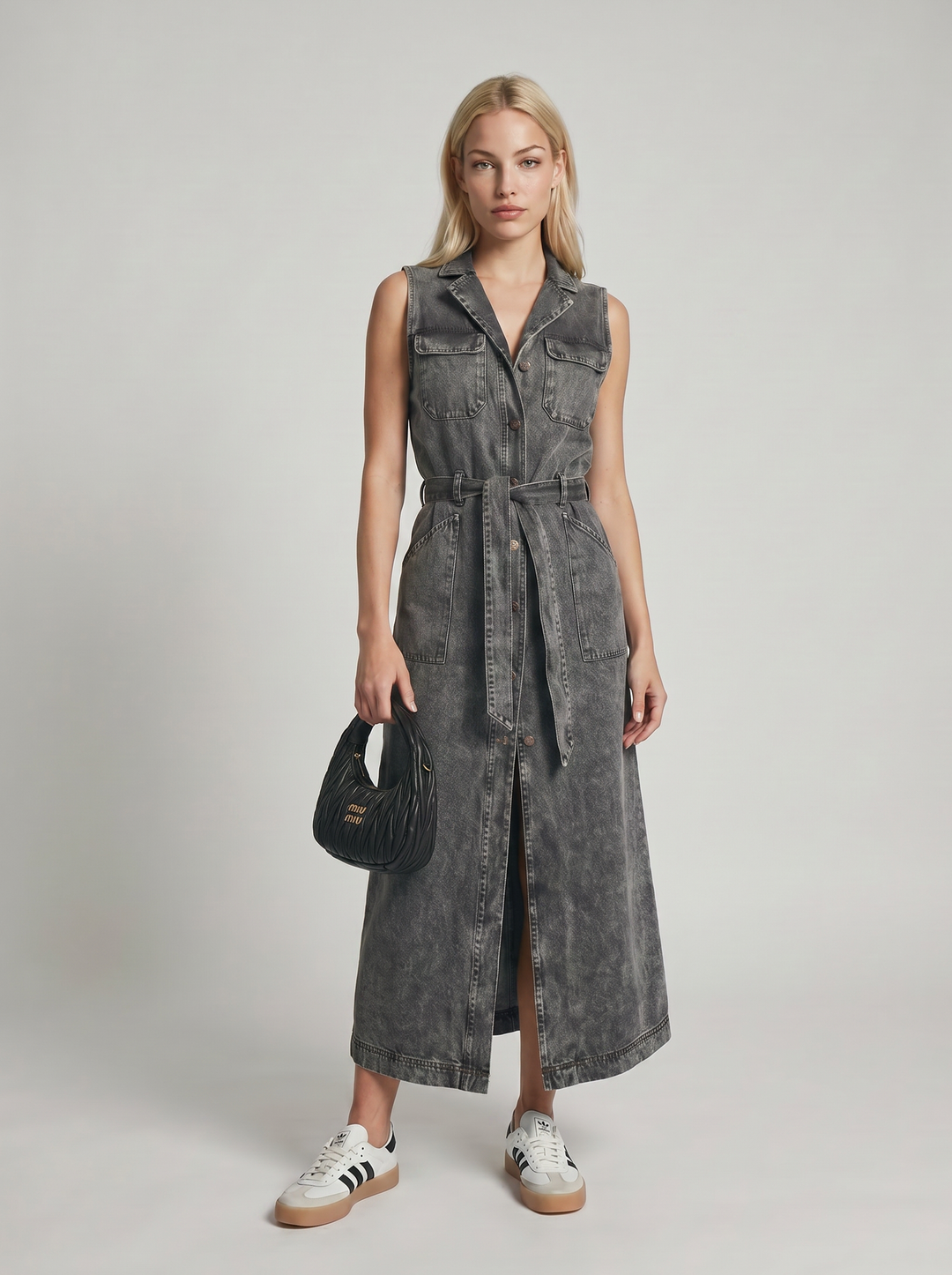 Denim Maxi Dress