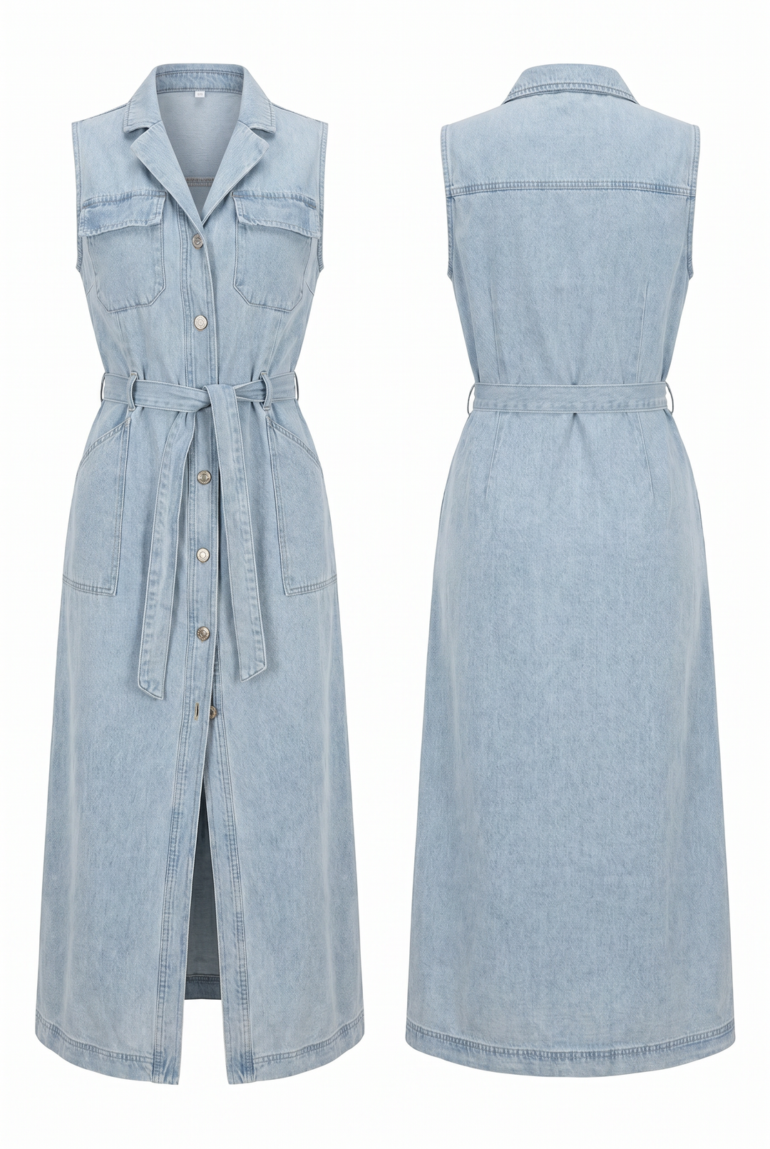 Denim Maxi Dress