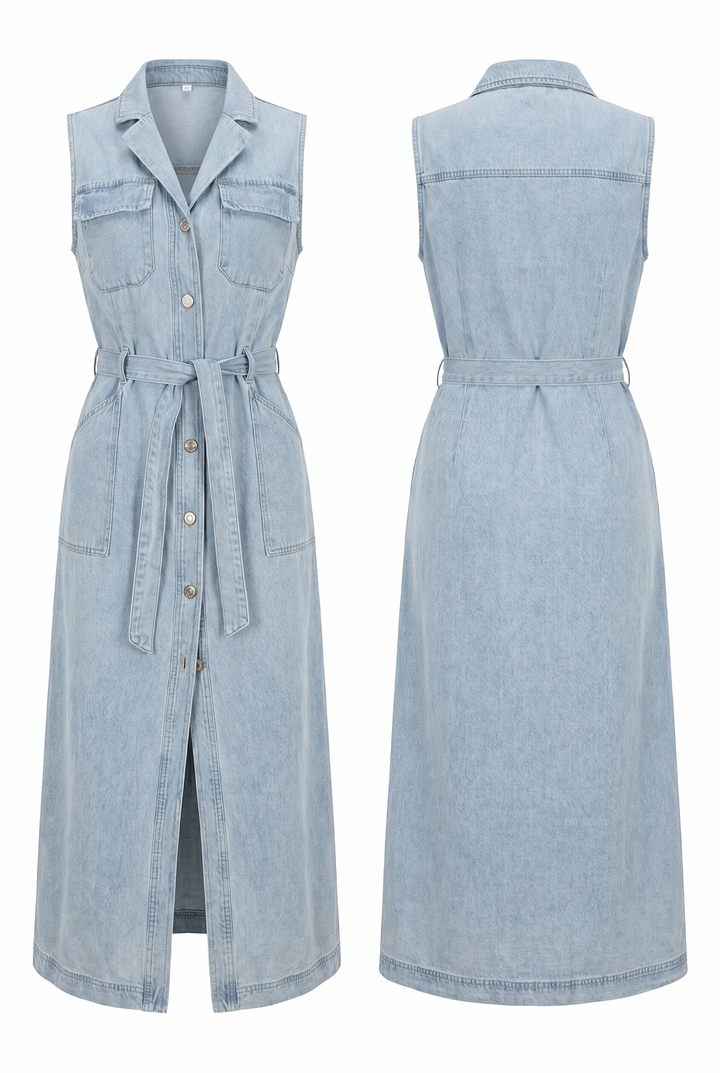 Denim Maxi Dress