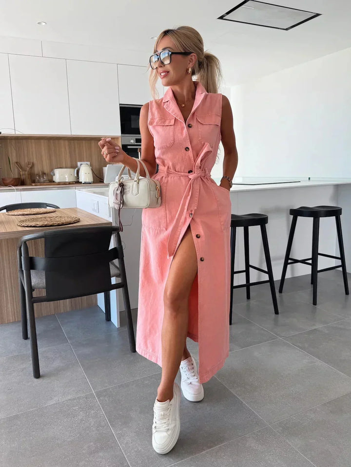 Denim Maxi Dress