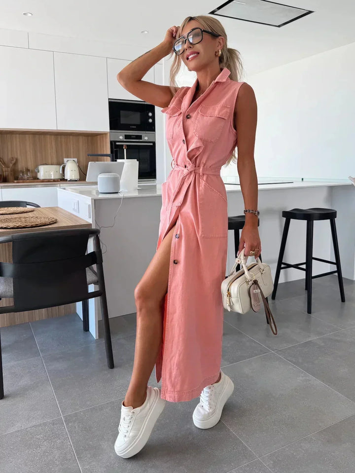 Denim Maxi Dress