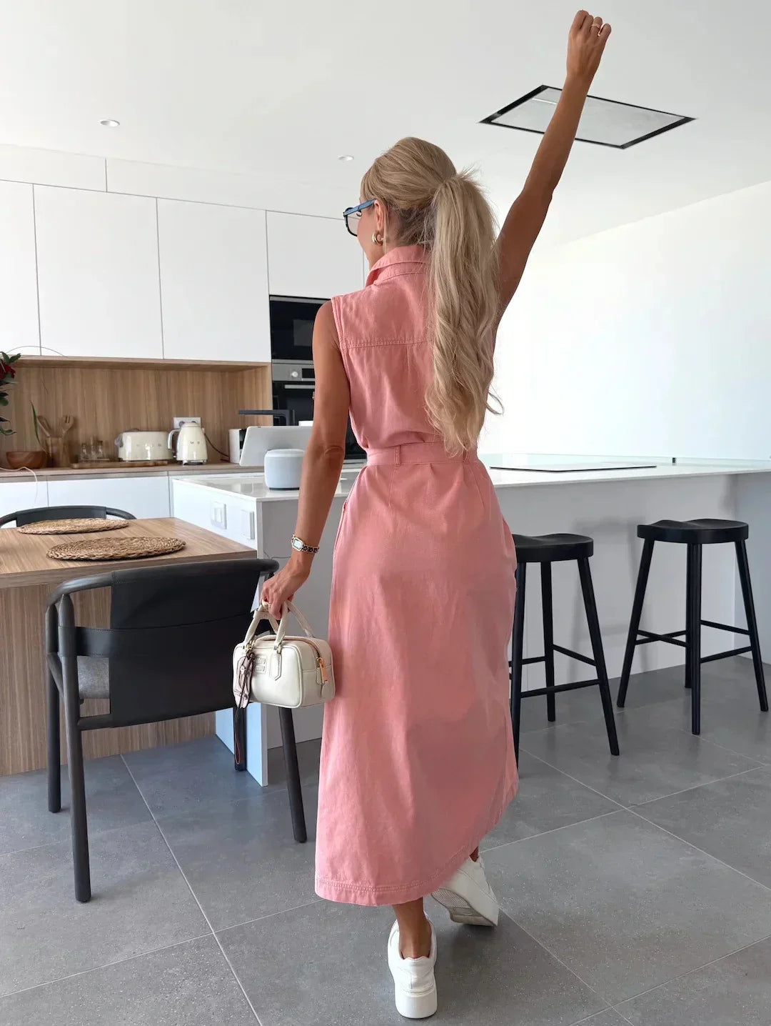 Denim Maxi Dress
