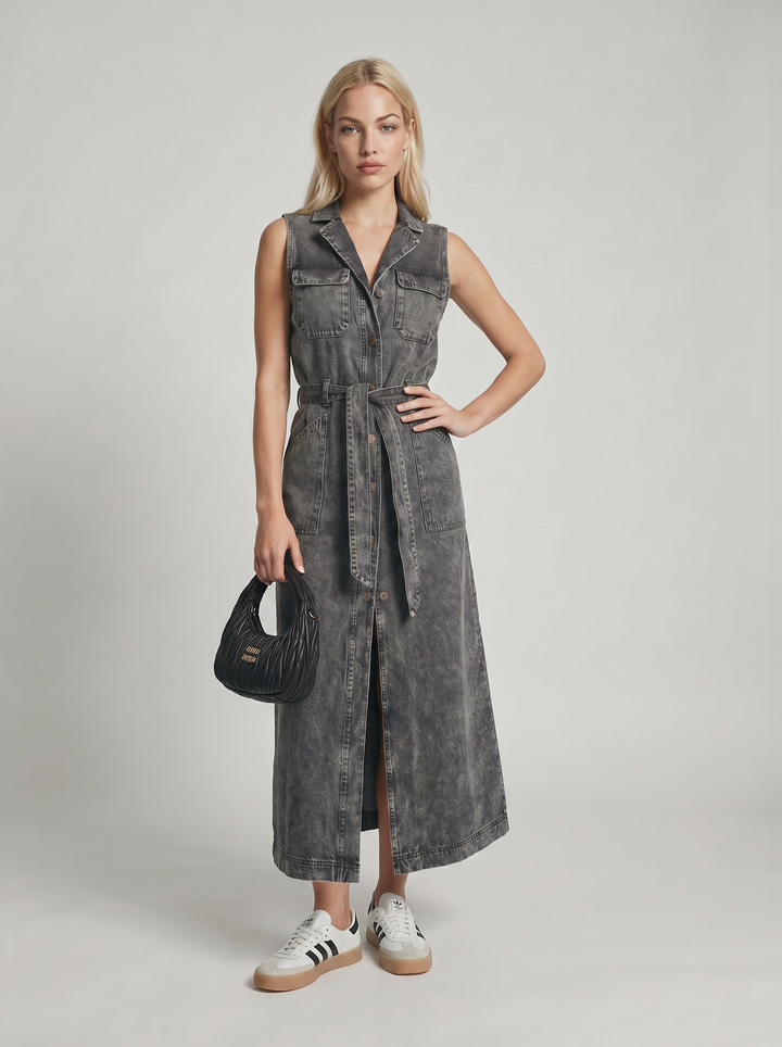 Denim Maxi Dress