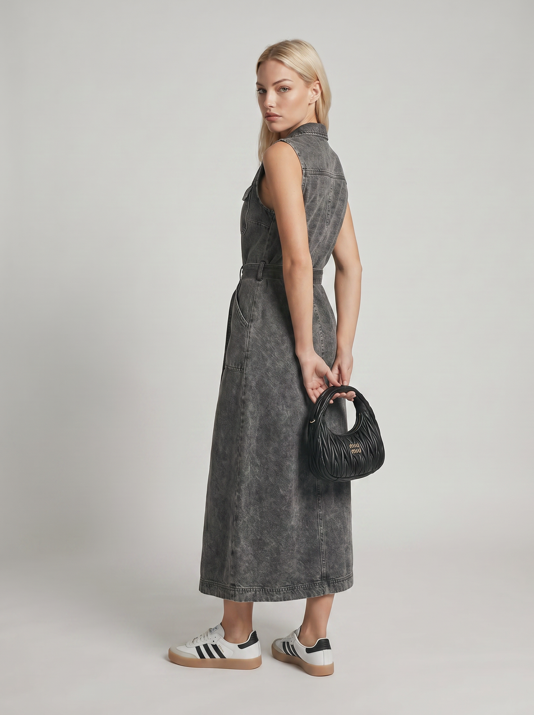 Denim Maxi Dress