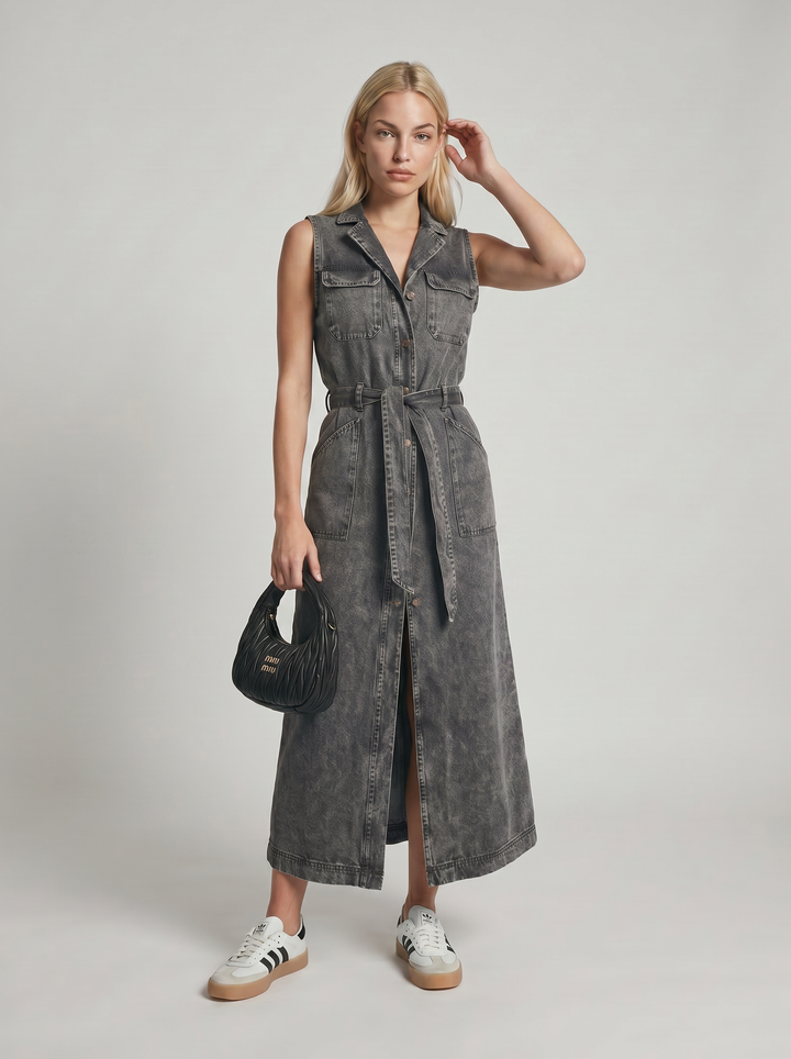 Denim Maxi Dress