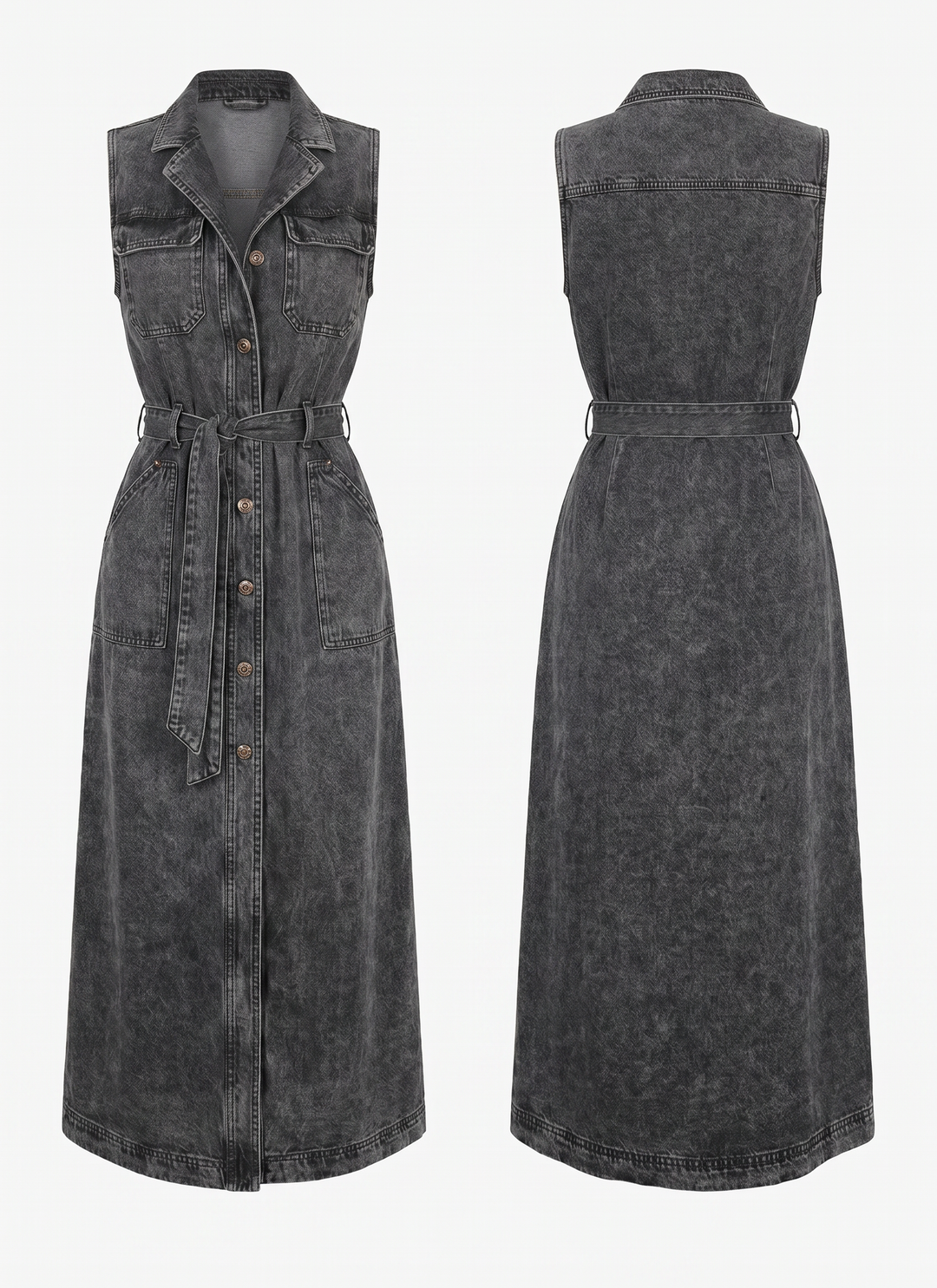 Denim Maxi Dress
