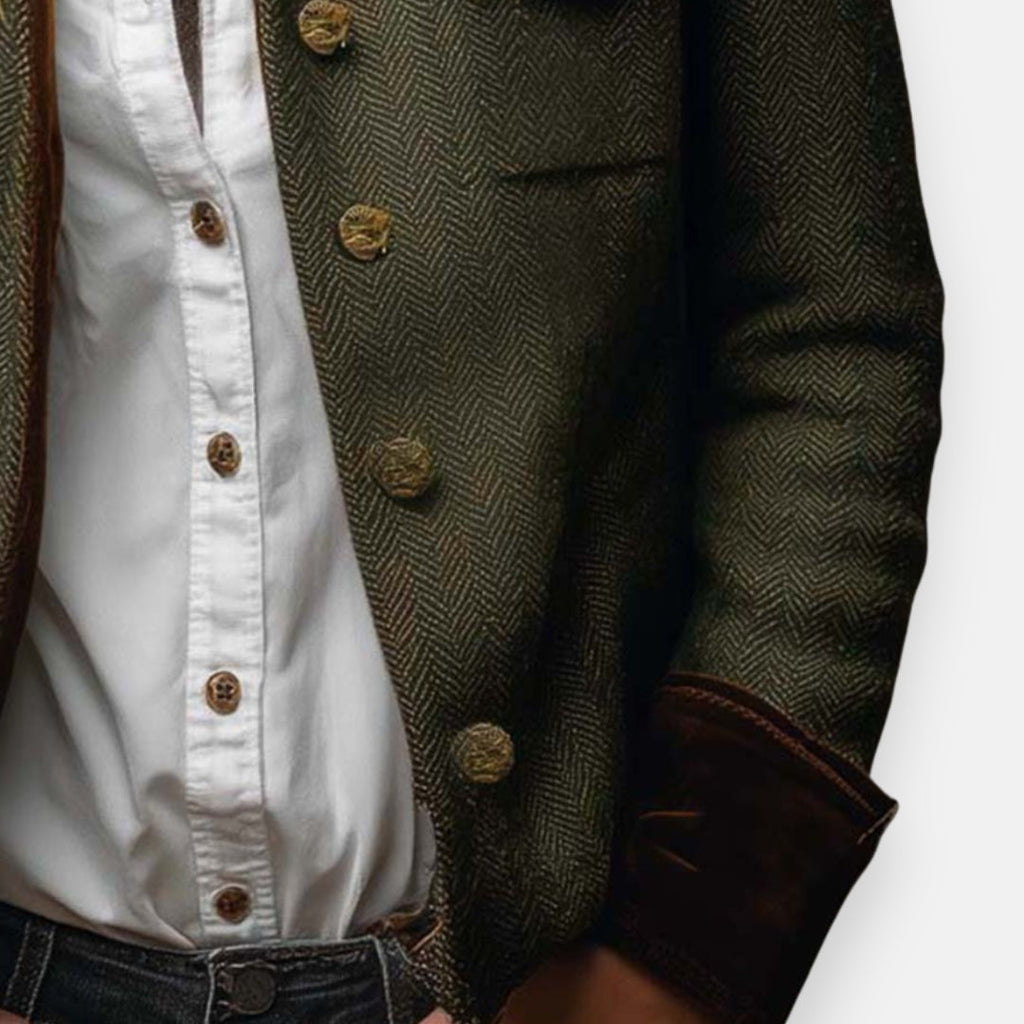 Tailored Cotton Utility Field Jacket