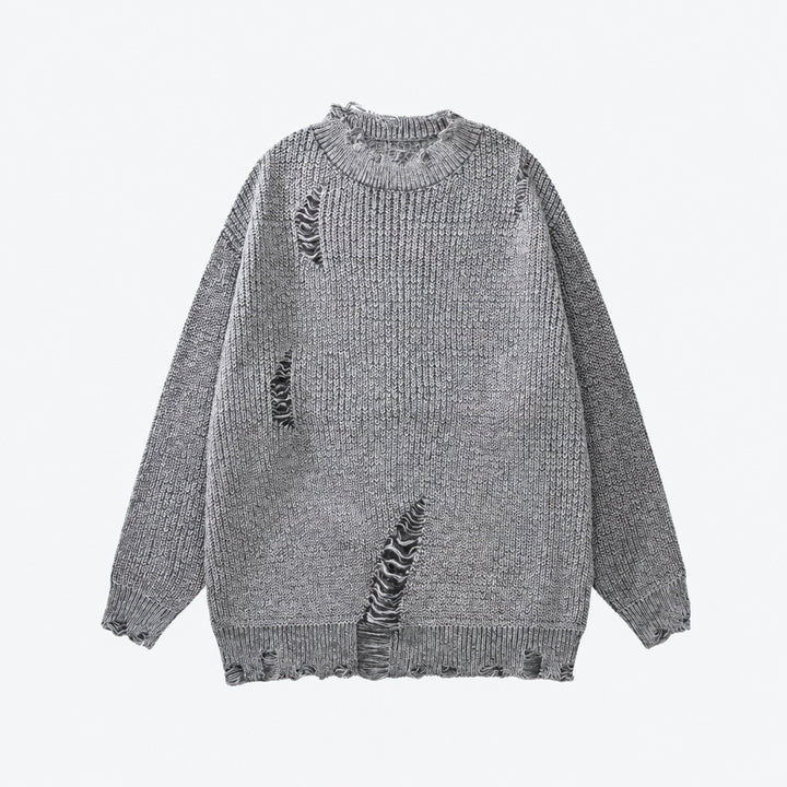 Distressed Grunge Knit Sweater