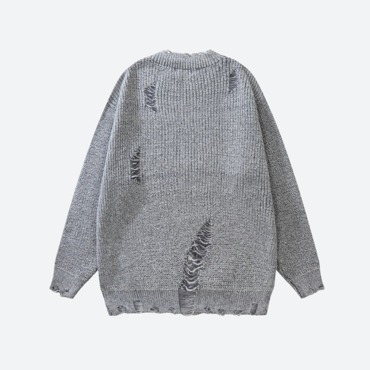 Distressed Grunge Knit Sweater