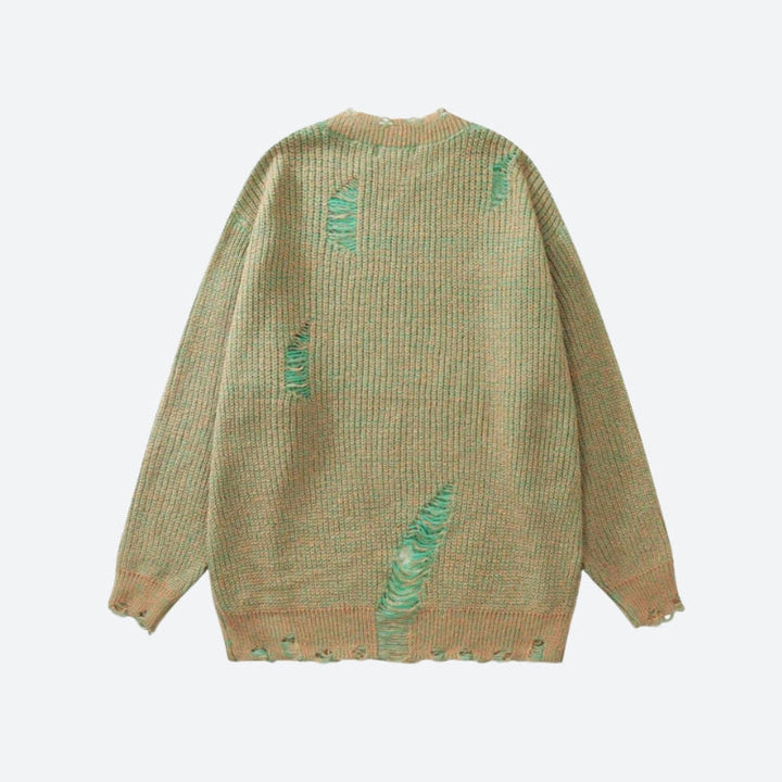 Distressed Grunge Knit Sweater