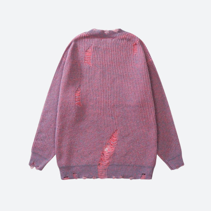Distressed Grunge Knit Sweater