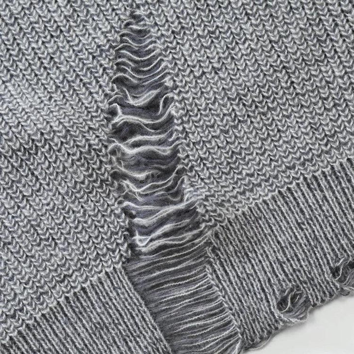 Distressed Grunge Knit Sweater