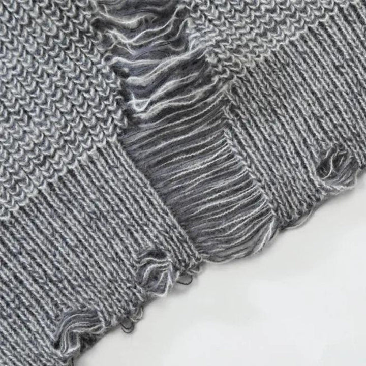 Distressed Grunge Knit Sweater