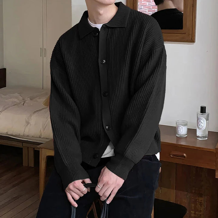 Drop Shoulder Men’s Cardigan