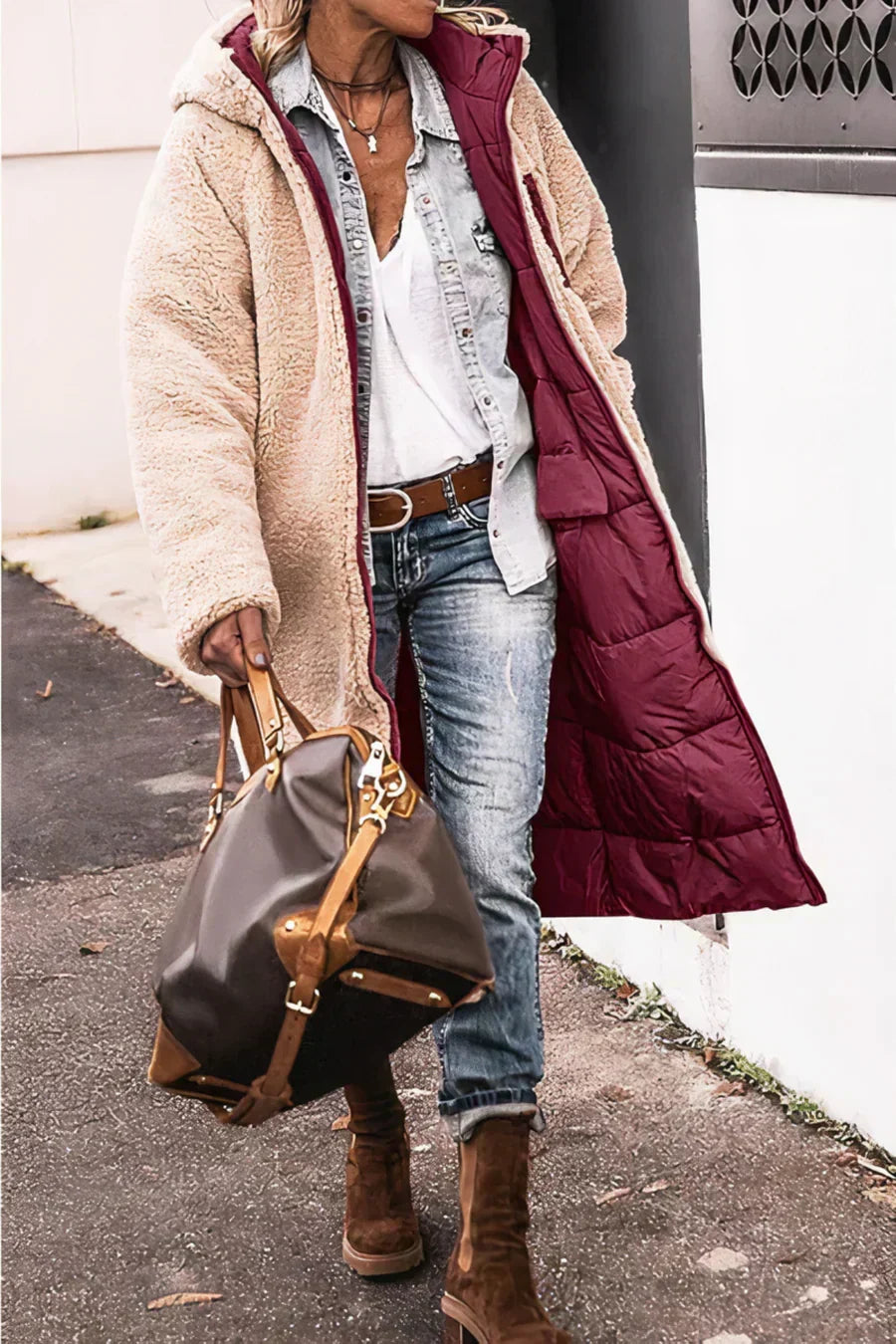 Warm Reversible Versatile Winter Coat