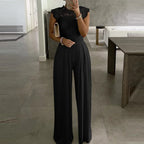 Women's Evening Jumpsuit - Formal Wide-Leg One-Piece Party Suit