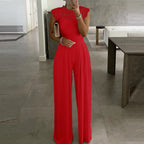 Women's Evening Jumpsuit - Formal Wide-Leg One-Piece Party Suit