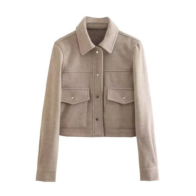 Elegant Lapel Women’s Blazer