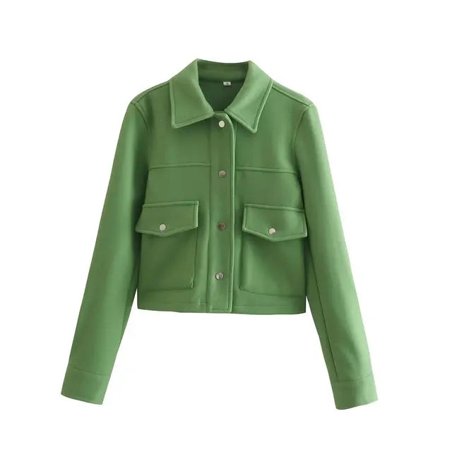 Elegant Lapel Women’s Blazer