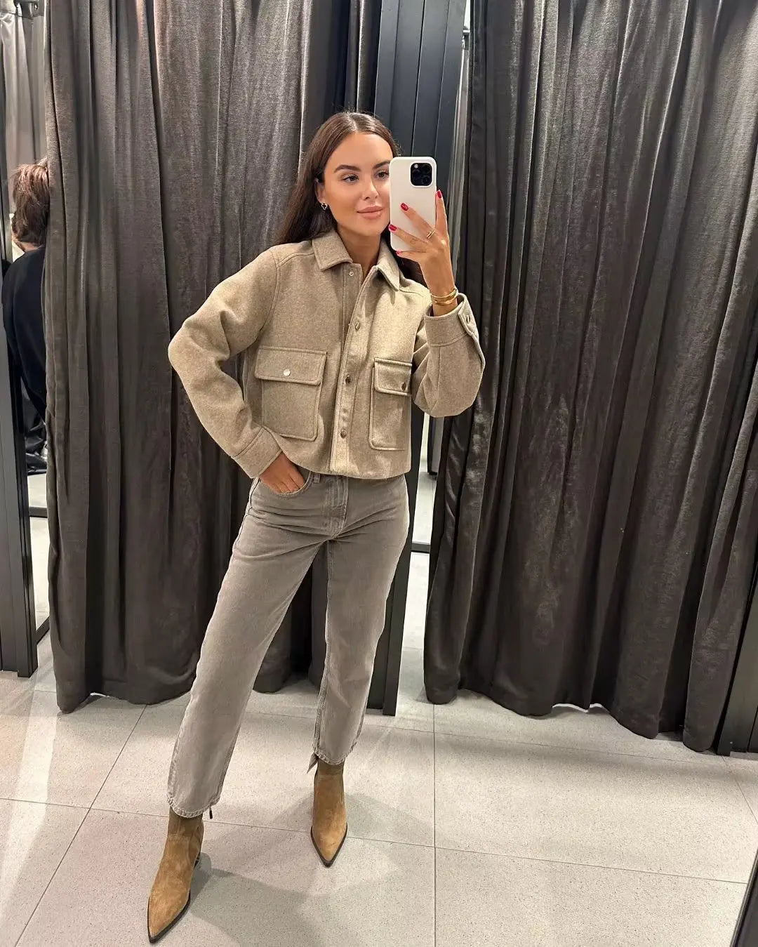 Elegant Lapel Women’s Blazer
