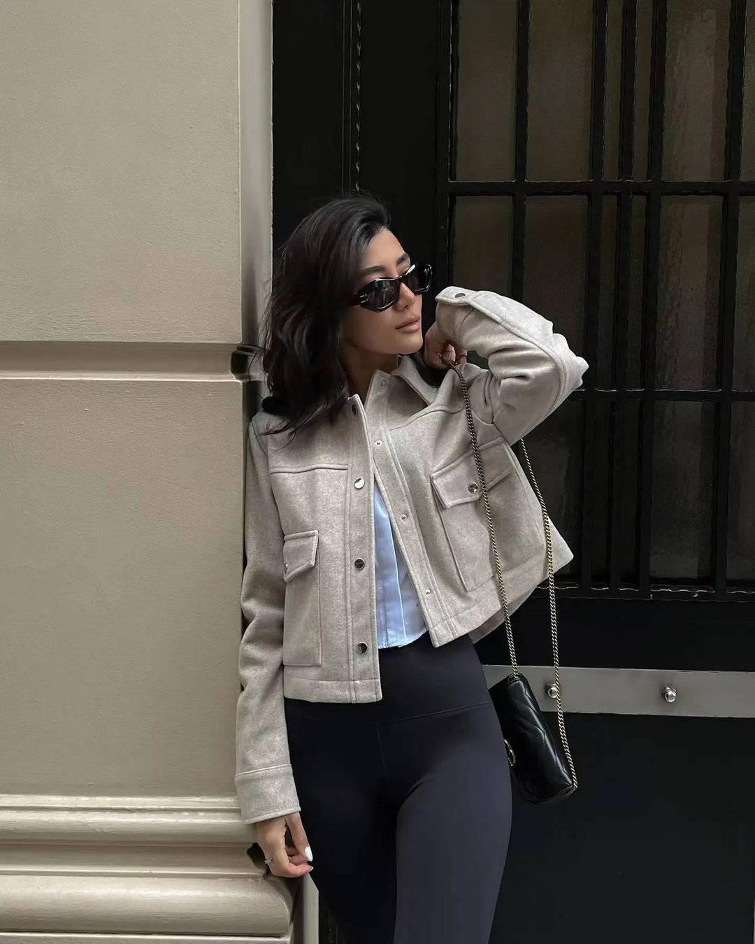 Elegant Lapel Women’s Blazer