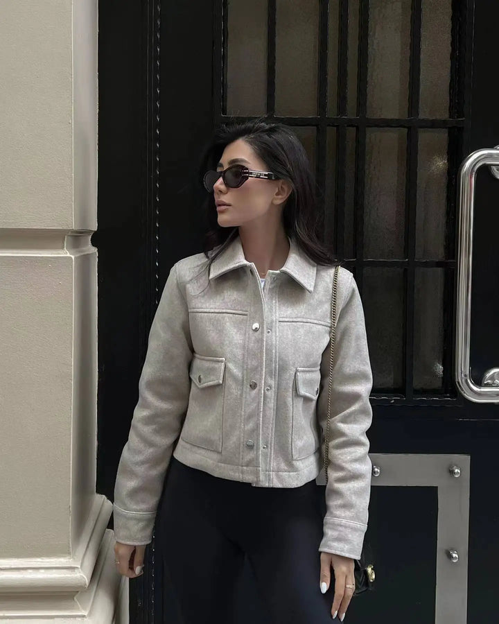 Elegant Lapel Women’s Blazer