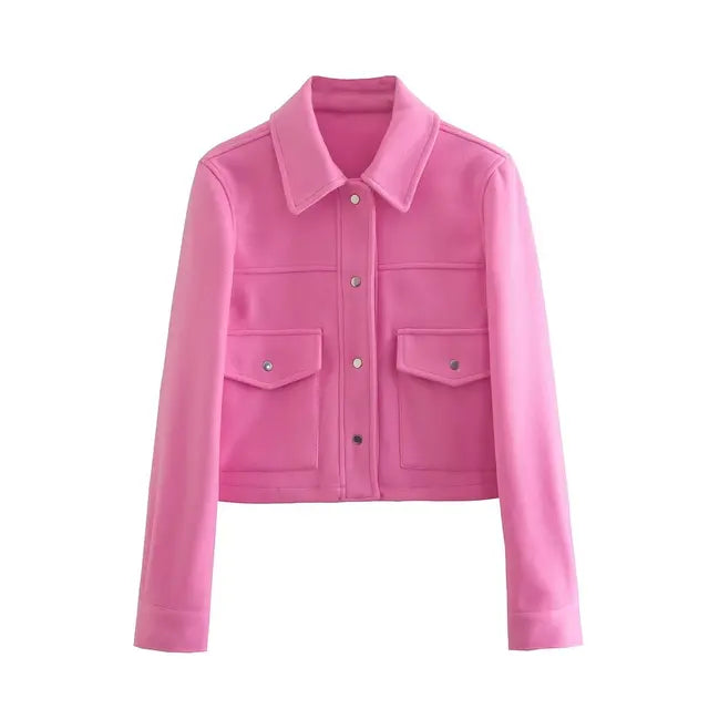 Elegant Lapel Women’s Blazer