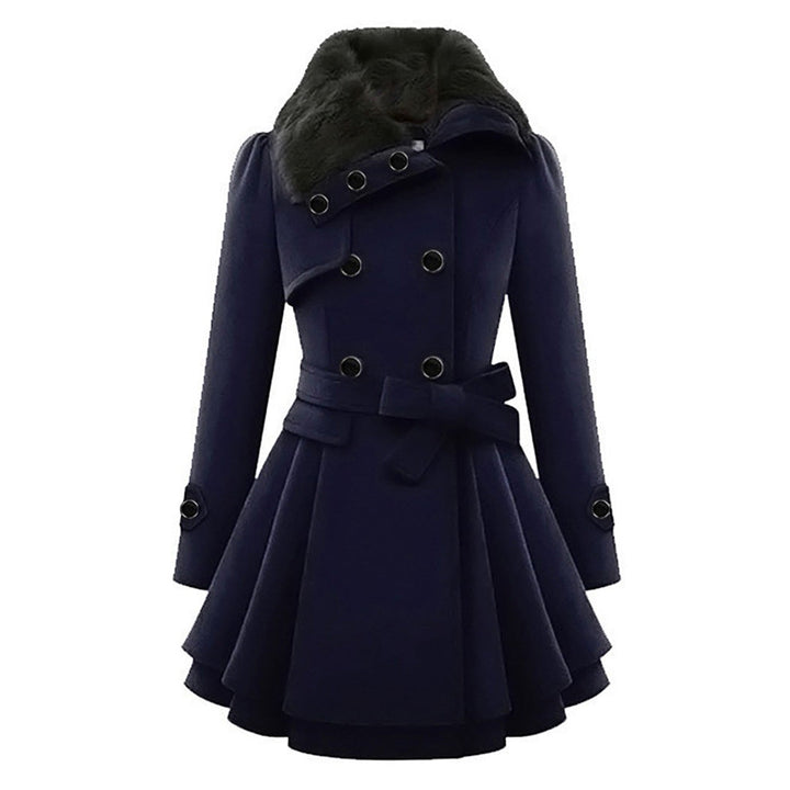Long Belted Hooded Winter Coat