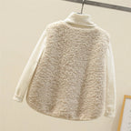 Sleeveless Sherpa Effect Wool Gilet