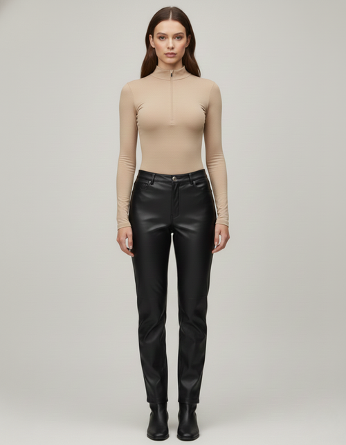 Invisible zip long sleeve