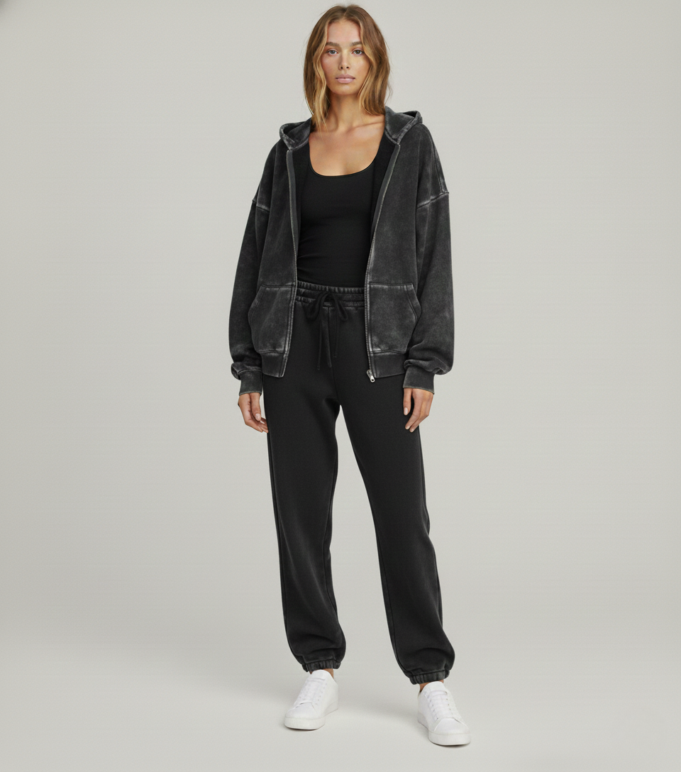 Oversized Zip Hoodie