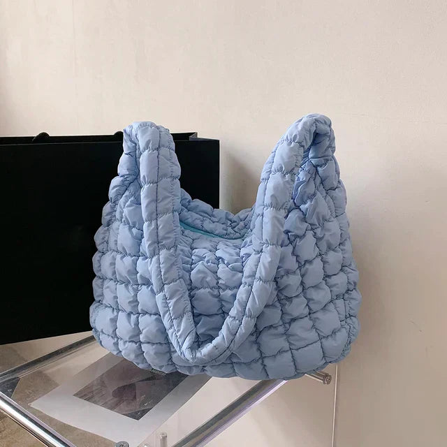 Women's Pebbled Leather Crossbody Bag with Adjustable Strap