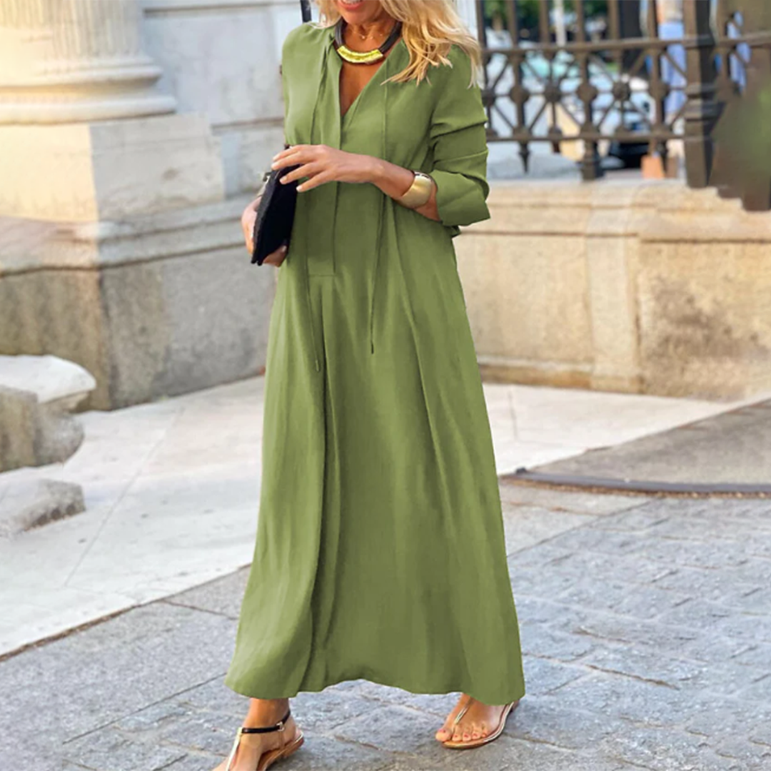 Comfortable Loose-Fitting Maxi Dress | Timeless, Light & Elegant