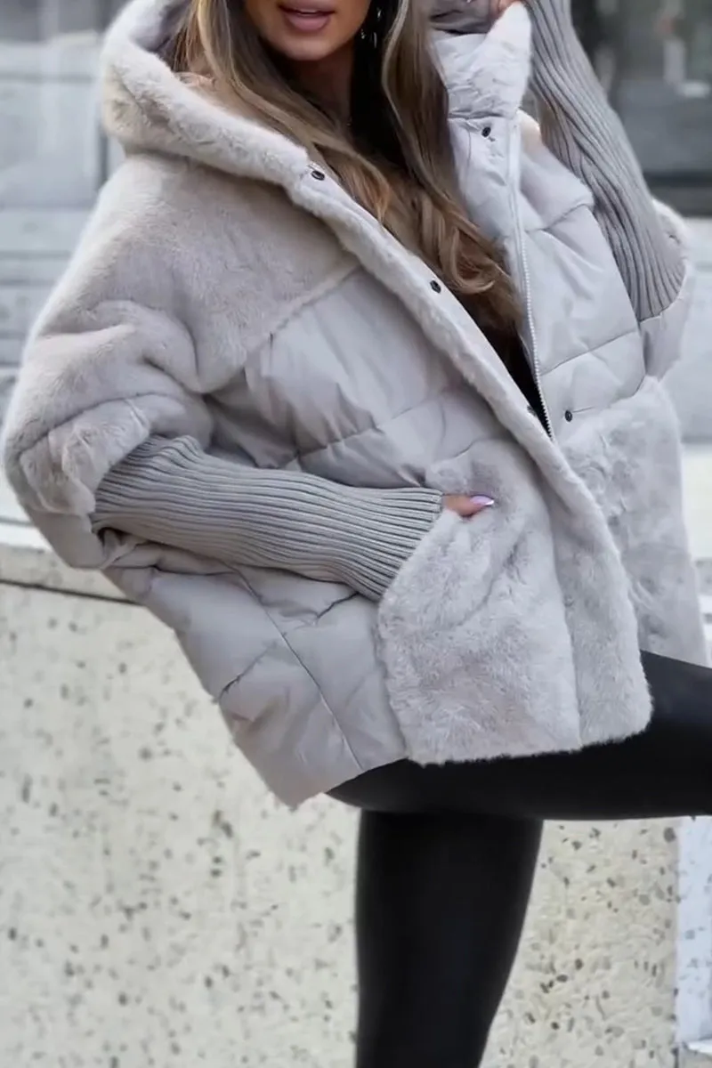 Warm Trendy Multicolour Winter Jacket