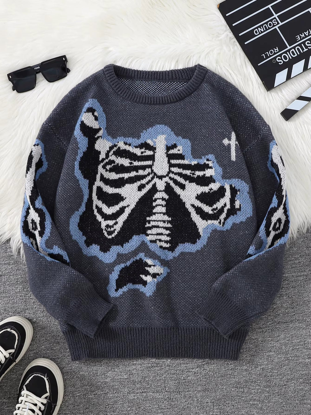 Grunge Skeleton Sweater