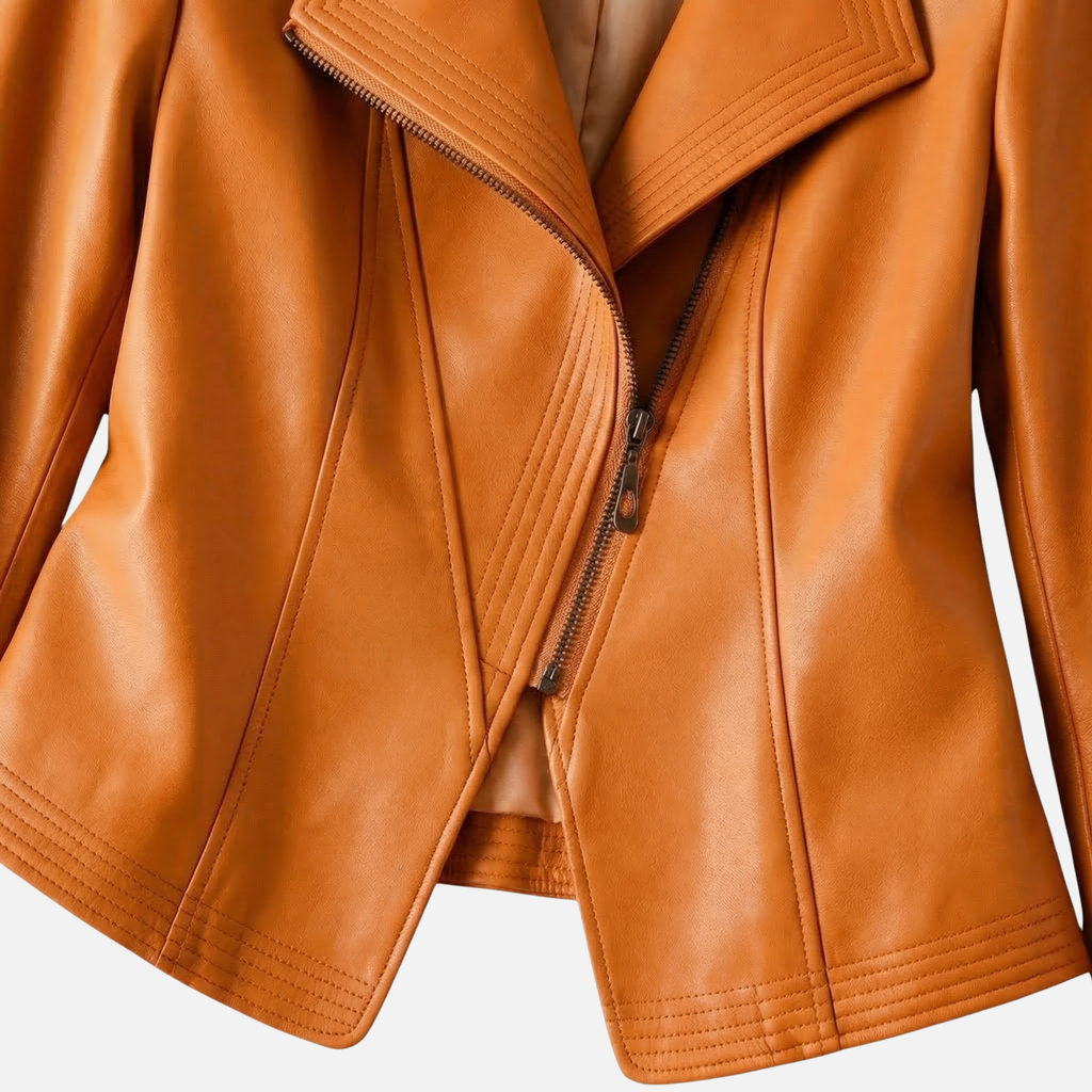 Glossy Tailored Wide Lapel Jacket