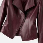 Glossy Tailored Wide Lapel Jacket