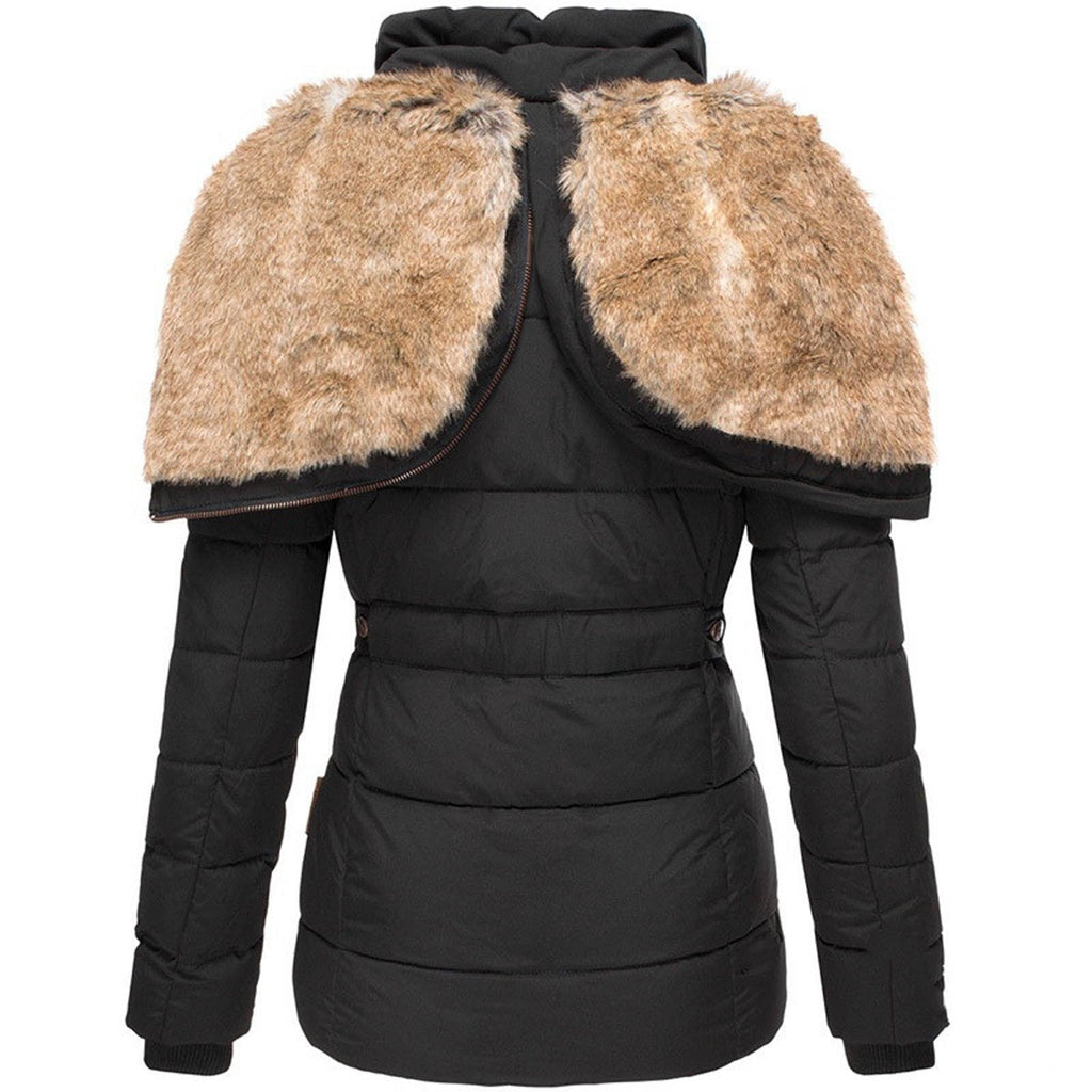 Warm Hooded Longline Winter Coat