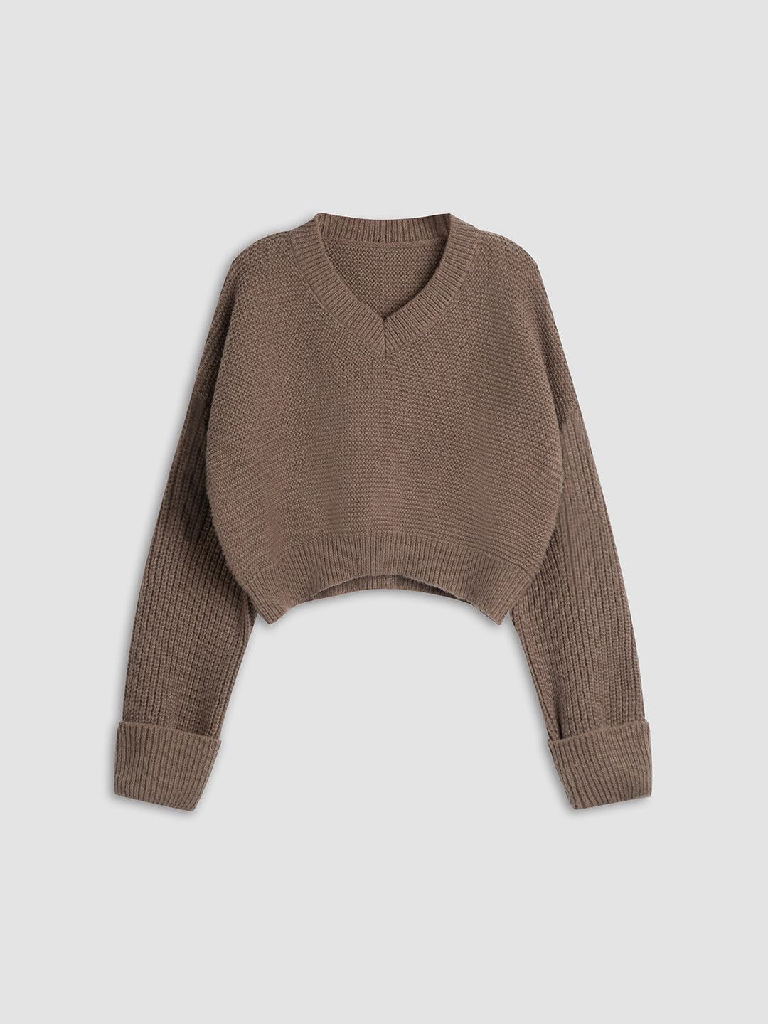 Knit V-Neck Sweater