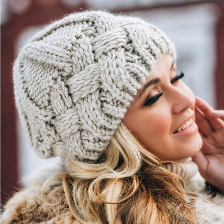 Knitted Winter Hat Versatile Winter Accessory