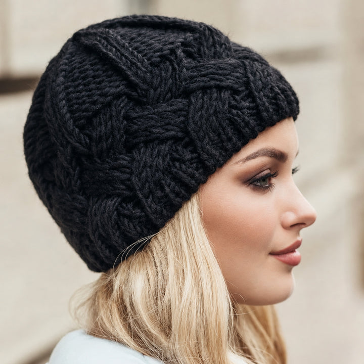 Knitted Winter Hat Versatile Winter Accessory
